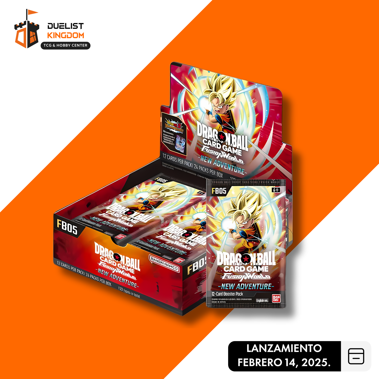 Dragon Ball Super TCG: Fusion World: Booster New Adventure Booster Box (FB05)