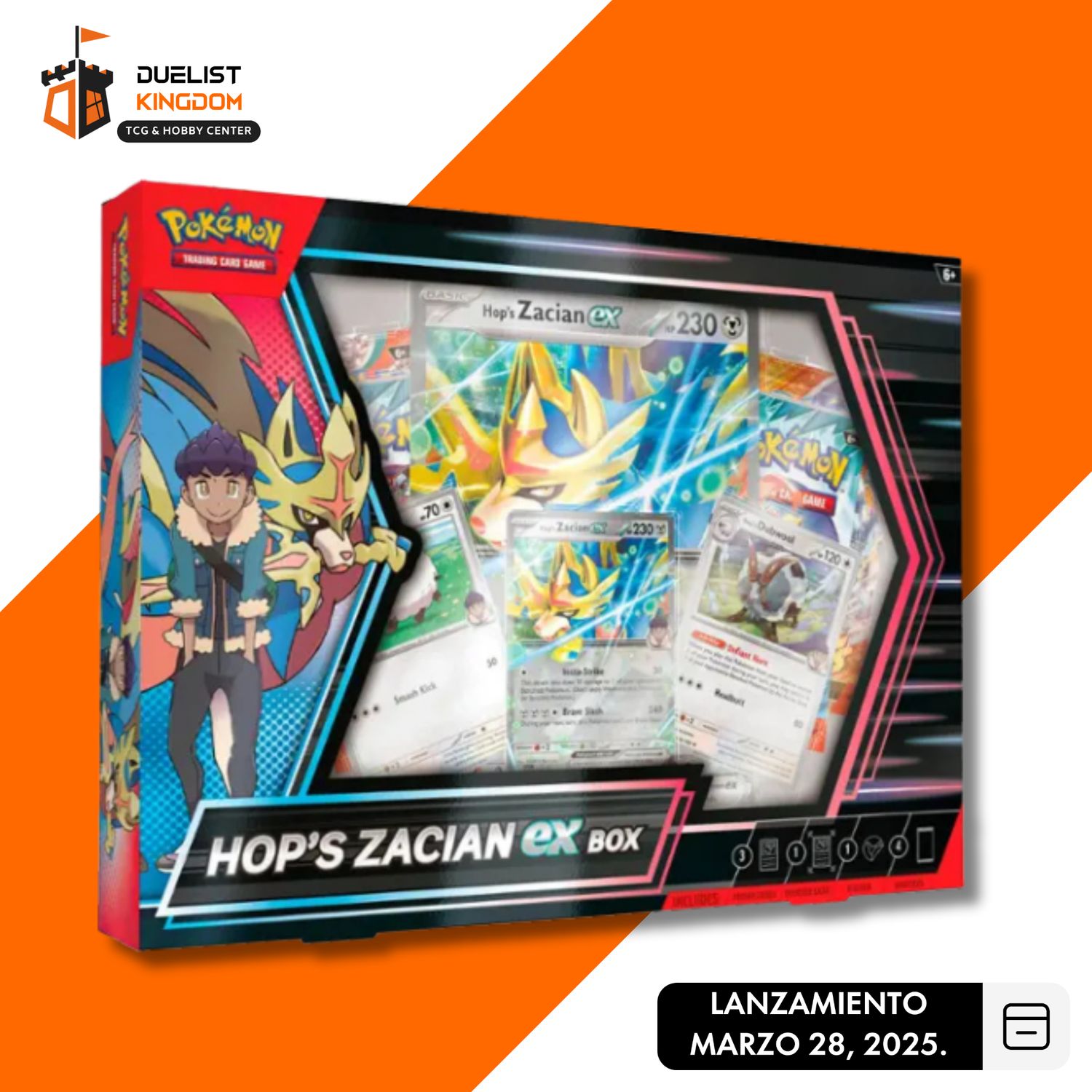 Pokémon TCG: Hop’s Zacian ex Box