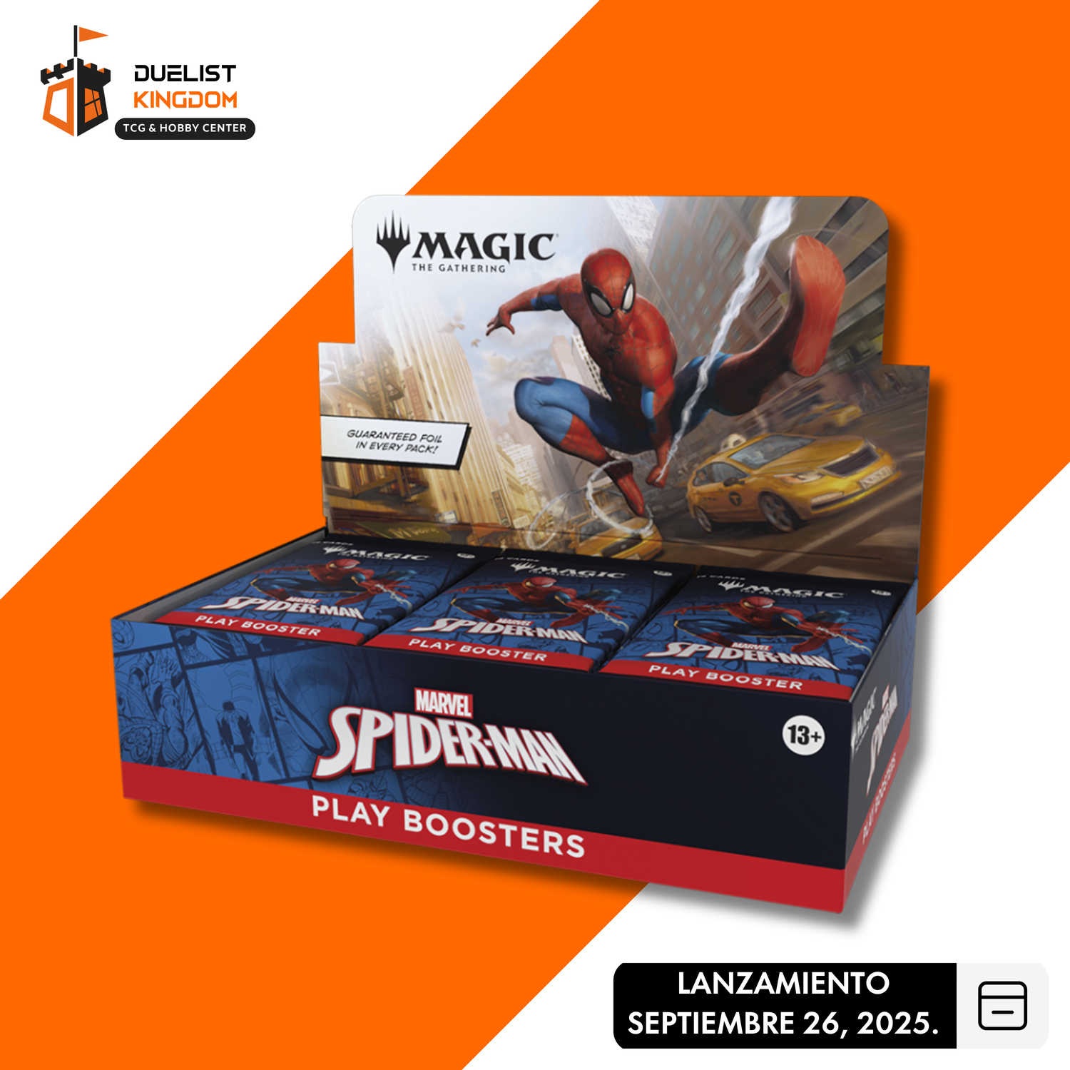MTG: Universes Beyond- Marvel Spider-Man Play Booster Display