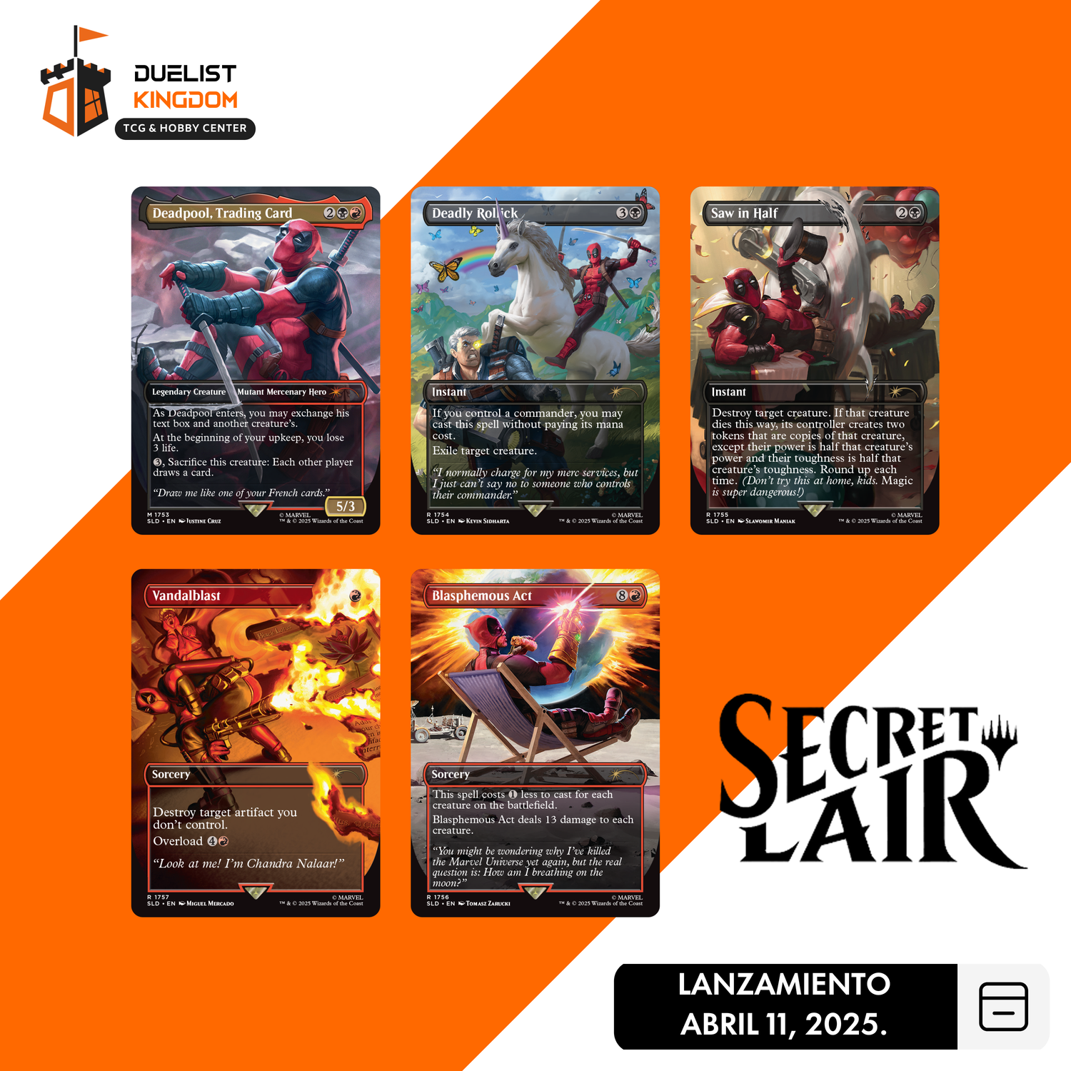 Magic: The Gatherine - Secret Lair x Marvel&#39;s Deadpool - Nonfoil