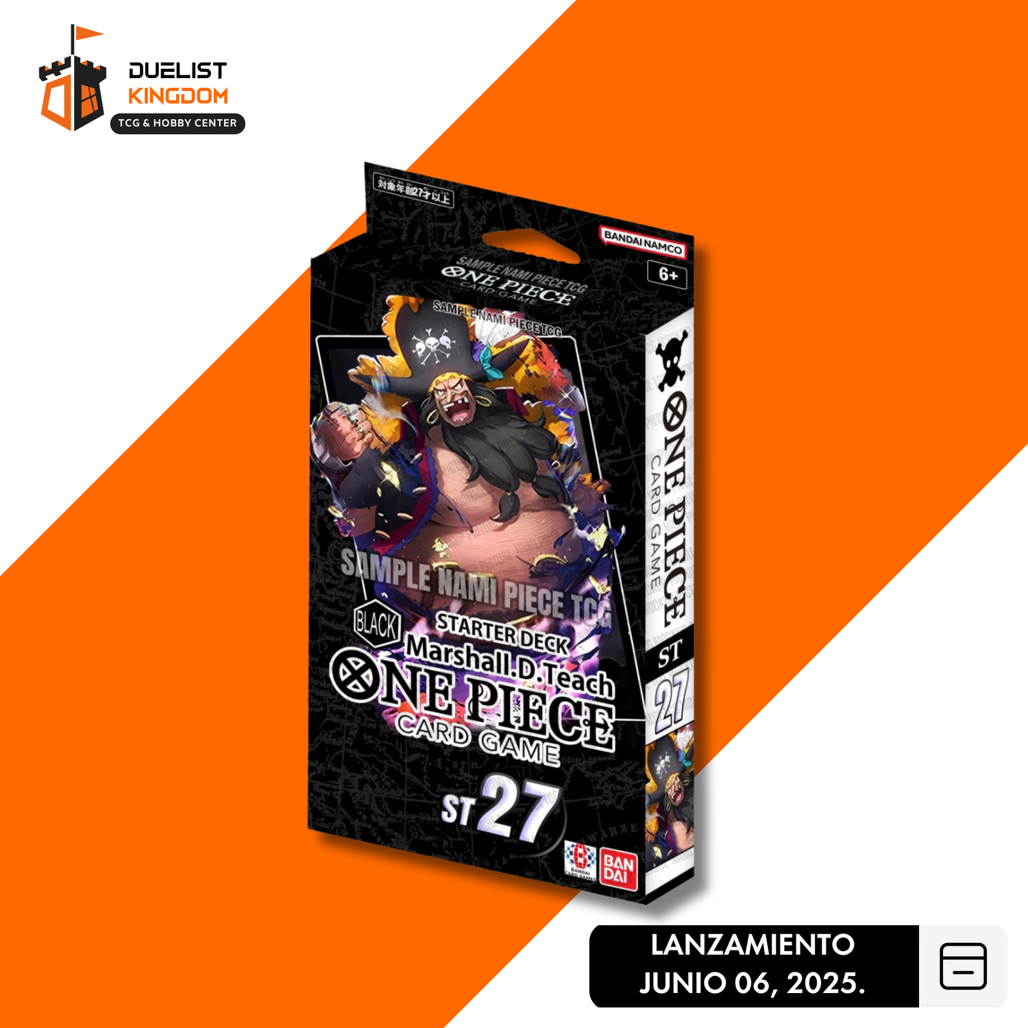 One Piece TCG: Starter BLACK Marshall.D.Teach- [ST-27]