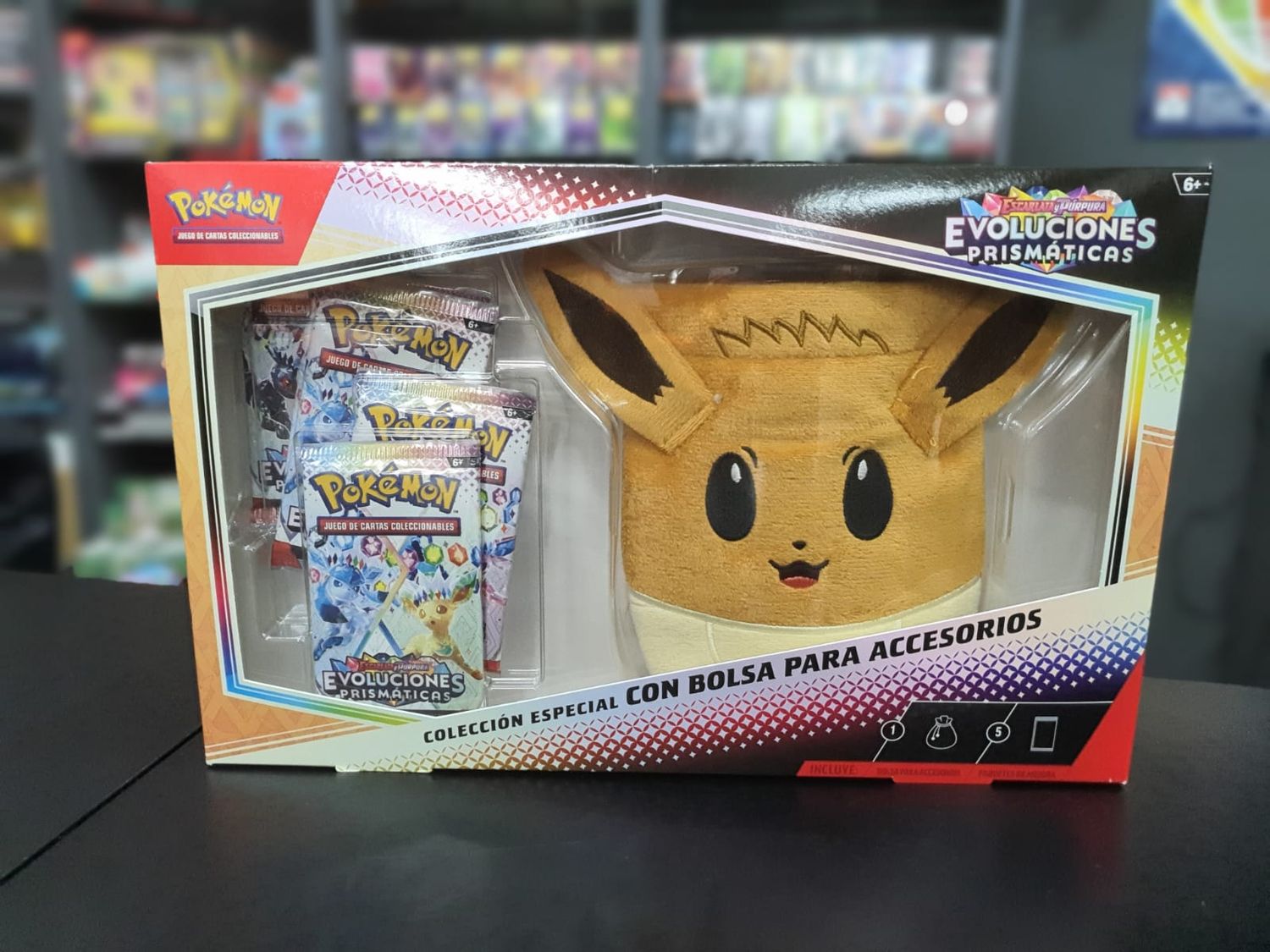 Pokemon TCG: Evoluciones Prismaticas Accesorio Bolso de Eevee Edición Especial