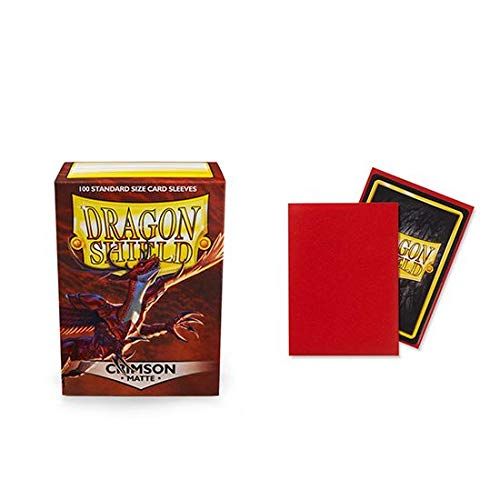 Crimson - Matte Sleeves - Standard Size