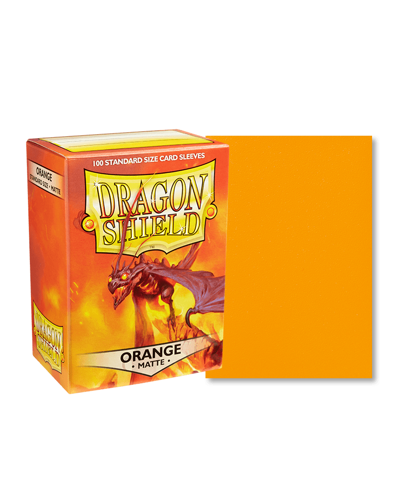 Orange - Matte Sleeves - Standard Size
