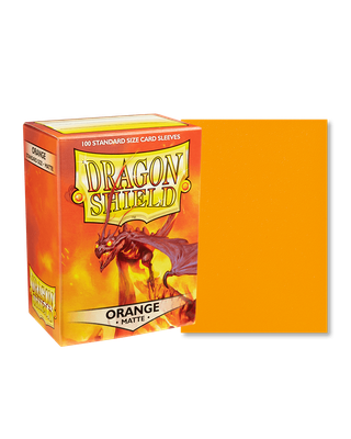 Orange - Matte Sleeves - Standard Size