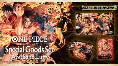 One Piece Card Game - Official Playmat -Special Goods Set Ace/Sabo/Luffy