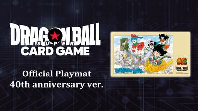 Dragon Ball Super Card Game Official Playmat 40th Anniversary