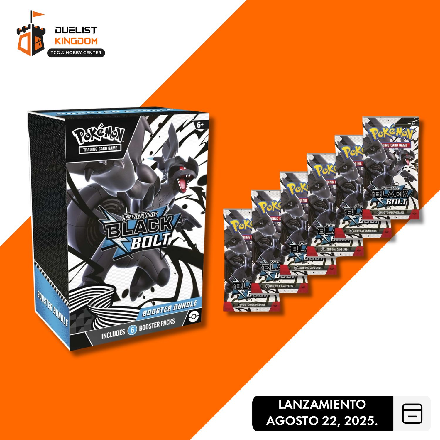 Pokémon TCG: Scarlet &amp; Violet- Black Flare Booster Bundle (6 Packs)