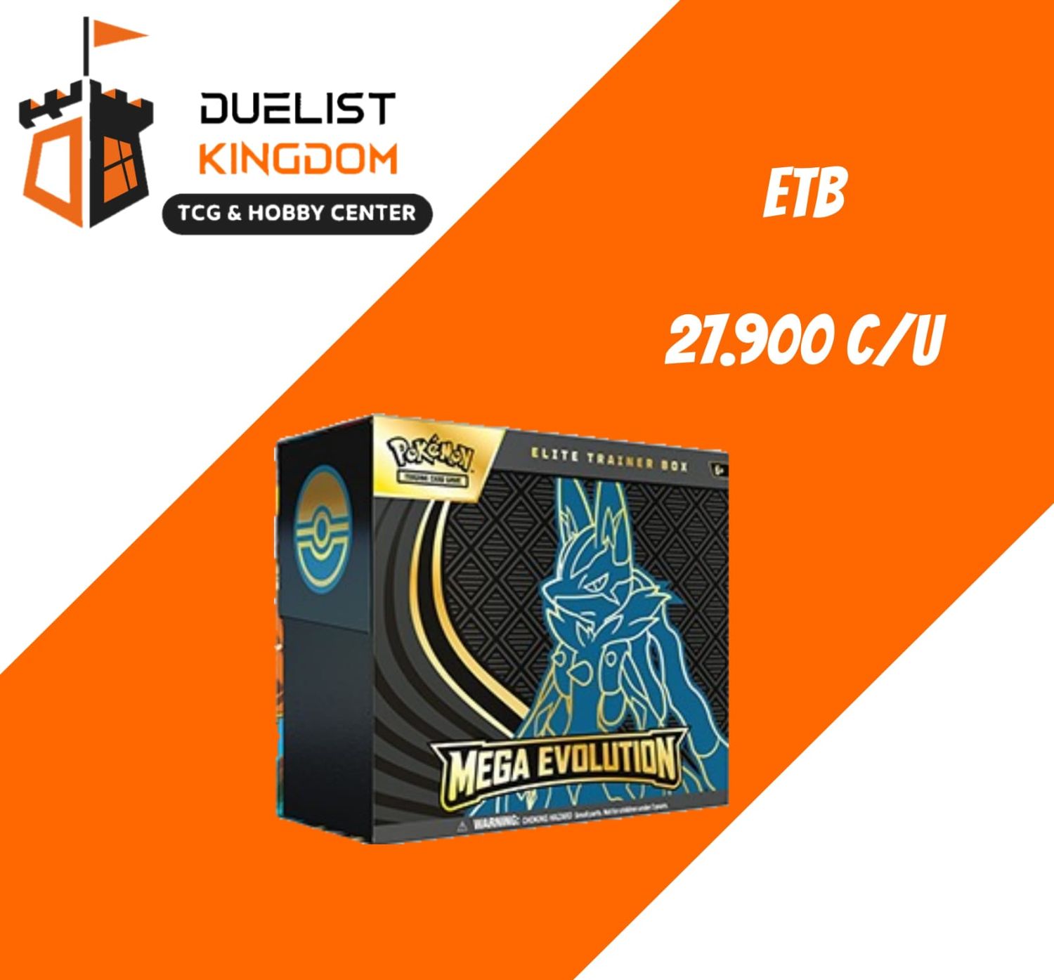 Pokémon TCG: Mega Evolution Elite Trainer Box - Lucario