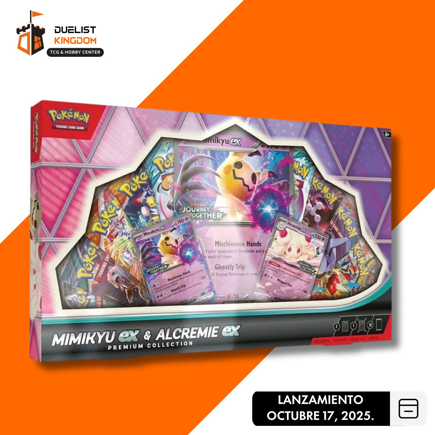 Pokémon TCG: Mimikyu ex &amp; Alcremie ex Premium Collection Master