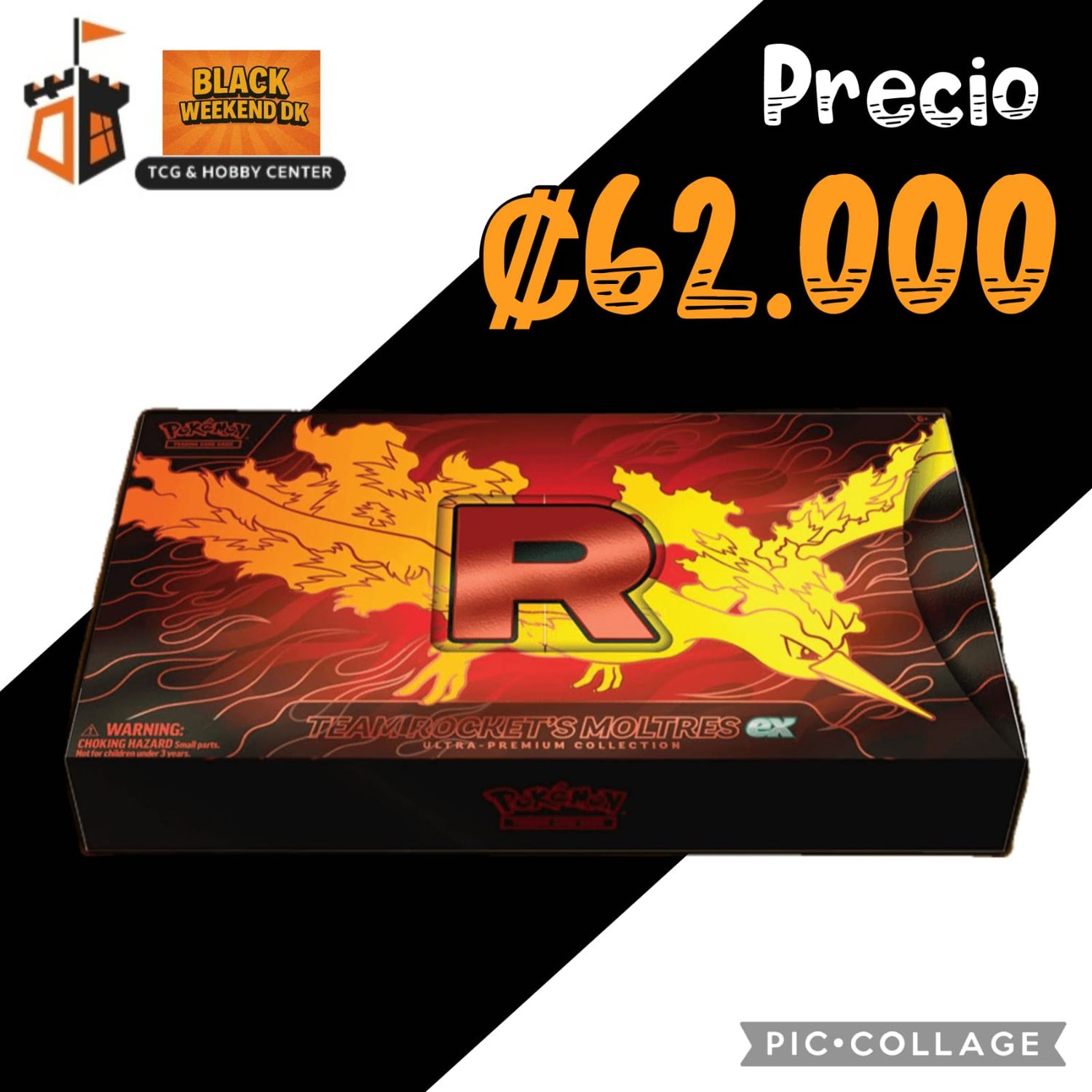 Pokemon TCG: Team Rocket&#39;s Moltres ex Ultra Premium Collection