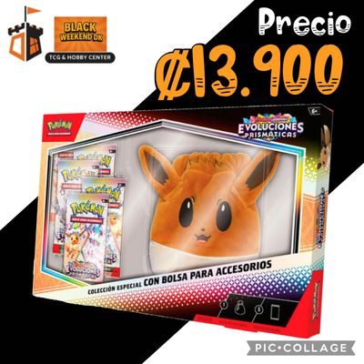 Pokemon TCG: Evoluciones Prismaticas Accesorio Bolso de Eevee Edición Especial