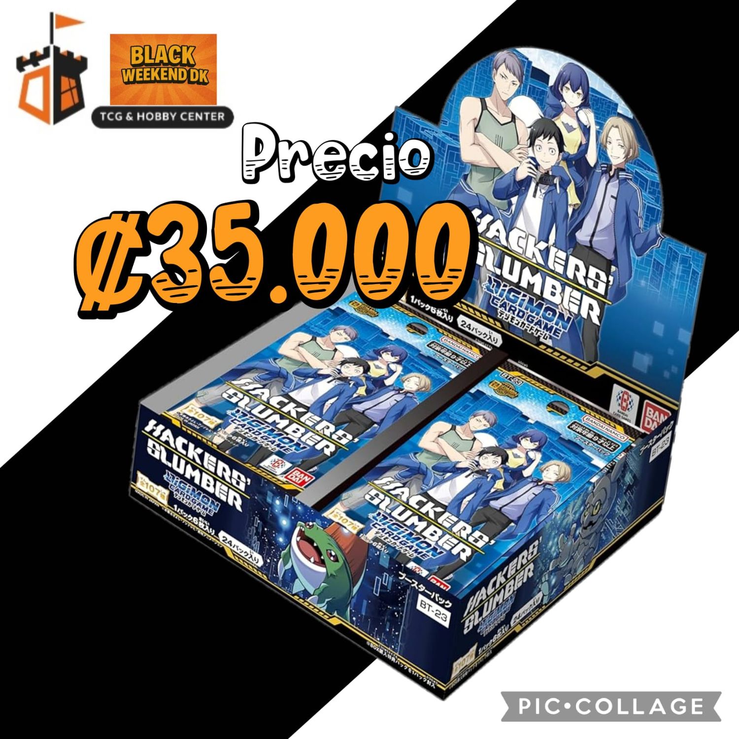 Digimon TCG: Booster Display Hacker&#39;s Slumber (BT-23)