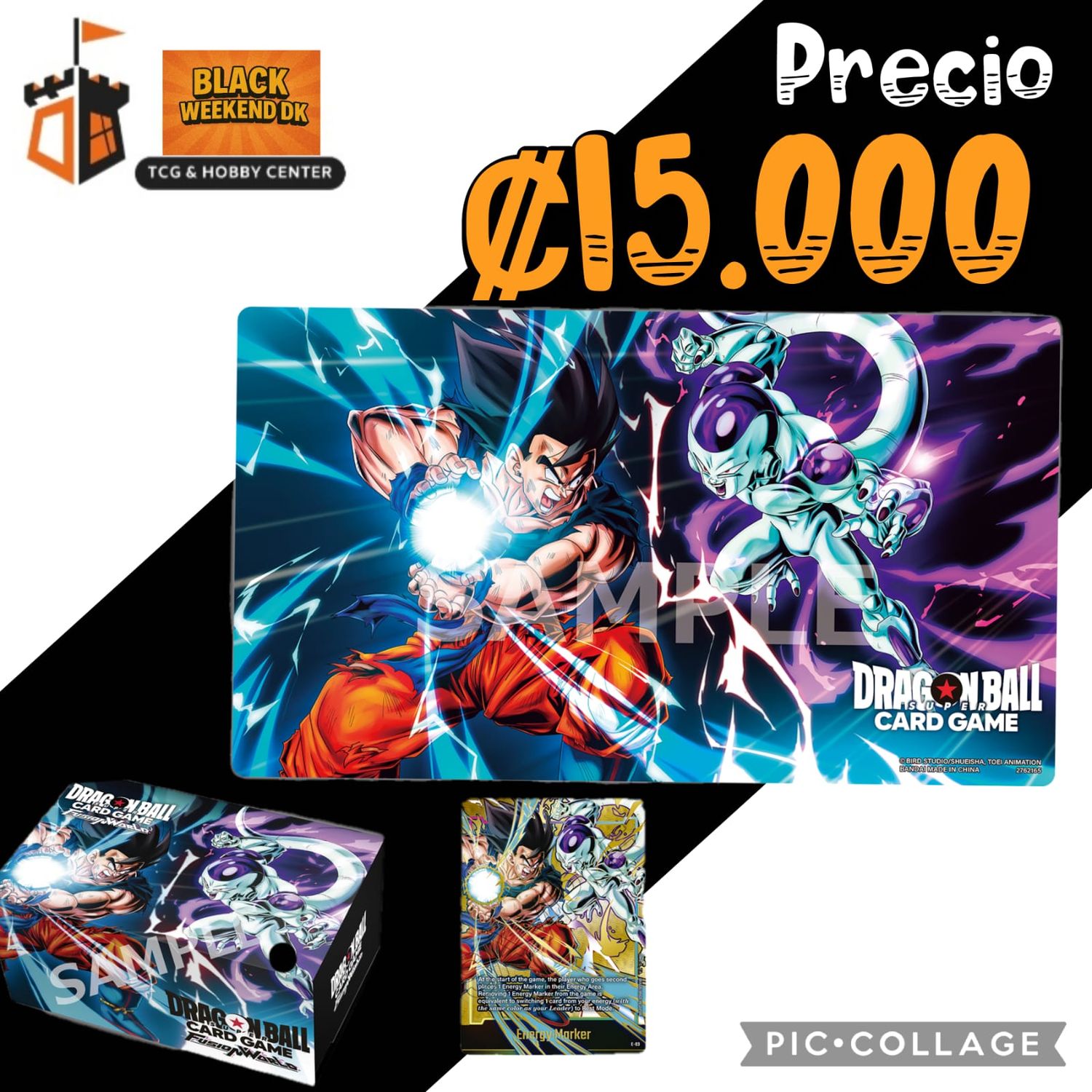 Dragon Ball Super TCG: Fusion World: Playmat Accessories Set 01 Son Goku vs Frieza
