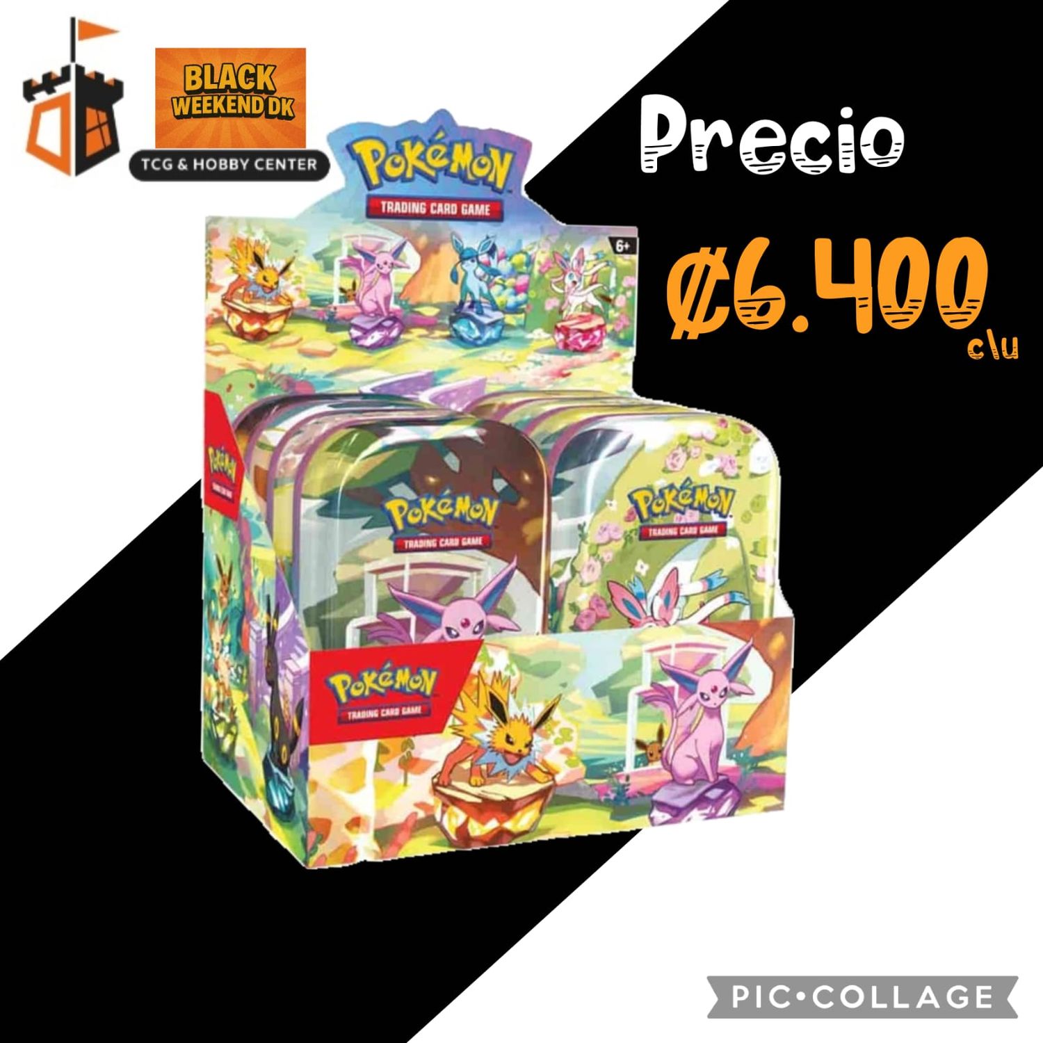 Pokémon TCG: Evoluciones Prismaticas Mini Tin (Individual)