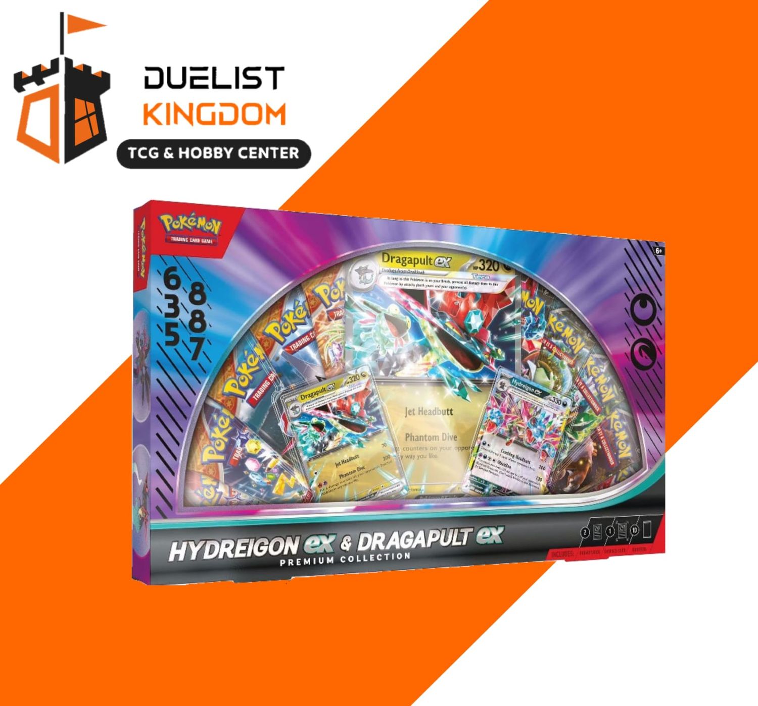 Pokemon TCG: Hydreigon EX &amp; Dragapult EX Premium Collection
