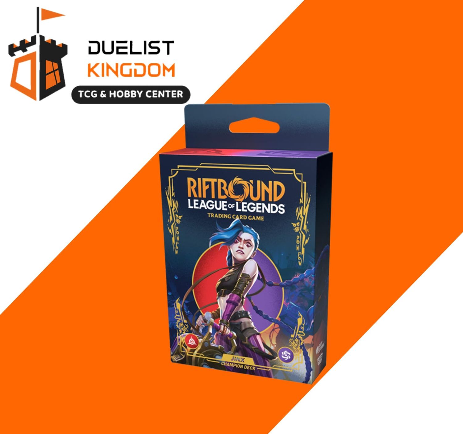 Riftbound TCG: Set 1- Origins- Champion Deck Display- Jinx