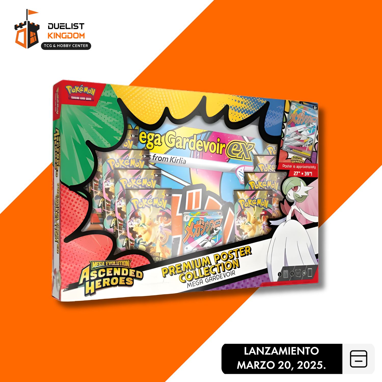 Pokémon TCG: Mega Evolution 2.5 - "Ascended Heroes" Premium Poster Collection (Gardevoir)