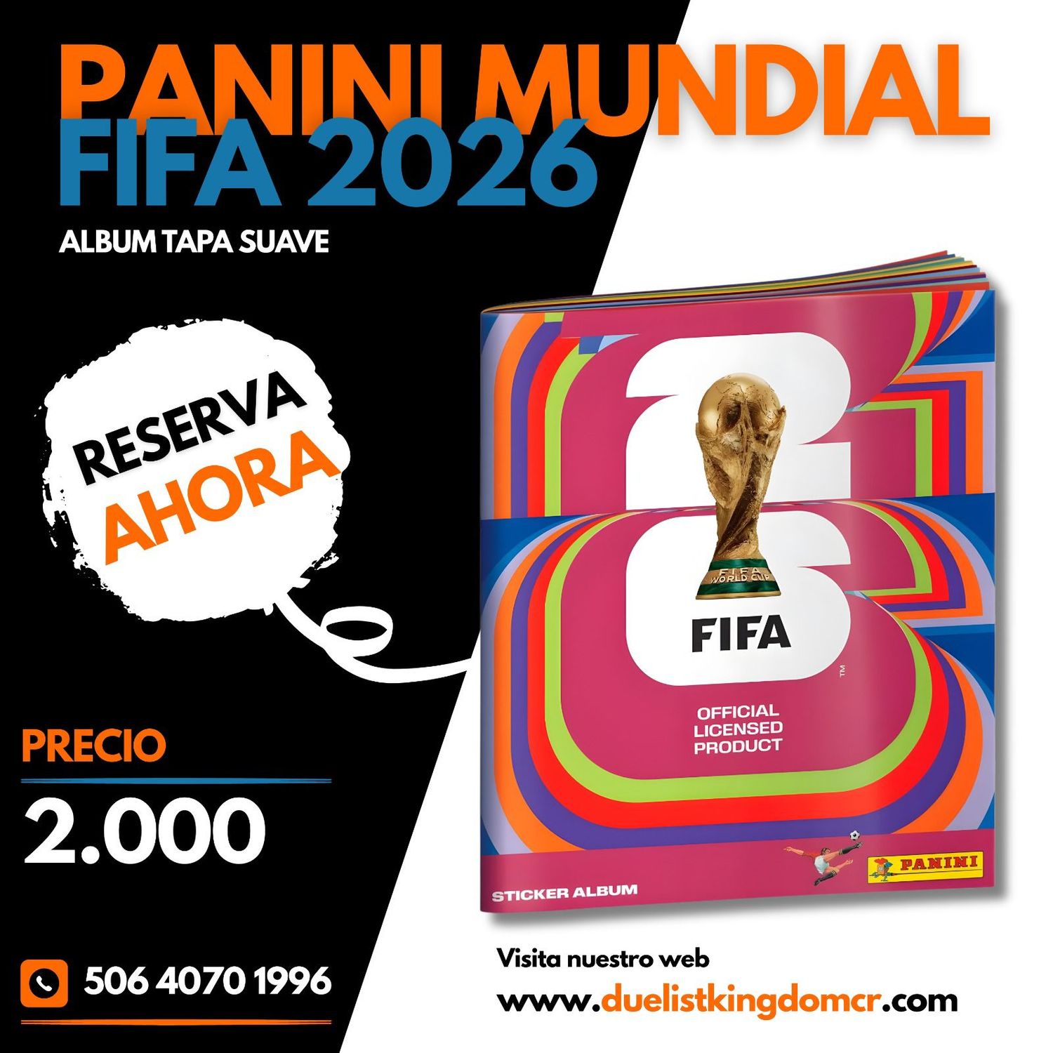 Panini: Mundial FIFA 2026 Album (tapa suave)
