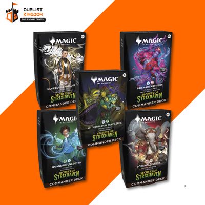 MTG: Secrets of Strixhaven - Commander Decks Display (5 Decks)