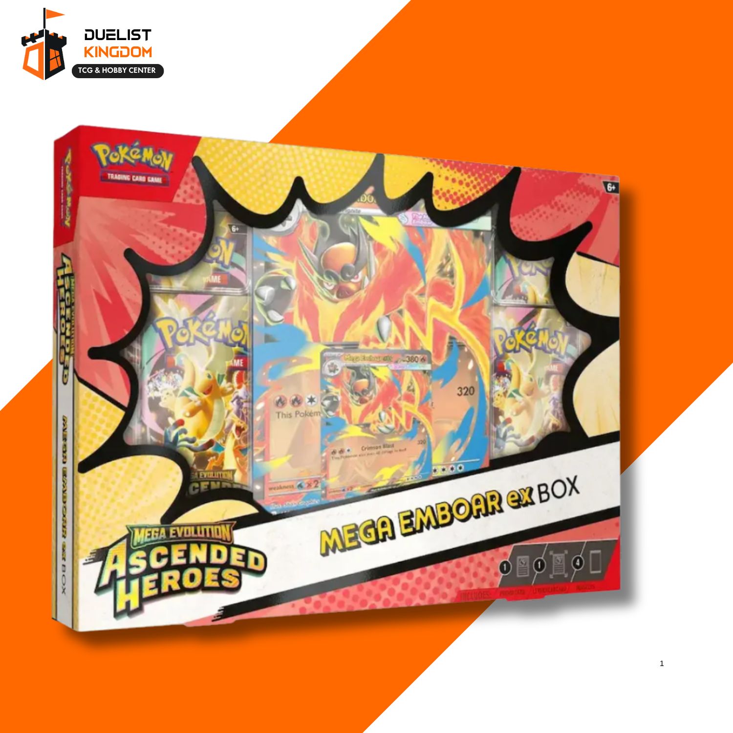 Pokemon TCG: Ascended Heroes Mega Emboar EX BOX