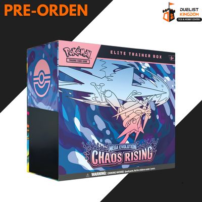 Pokemon TCG: Mega Evolution 4- "Chaos Rising" Elite Trainer Box (ETB)