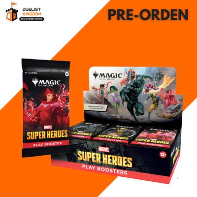 MTG: Universes Beyond- Marvel Super Heroes Play Booster Display