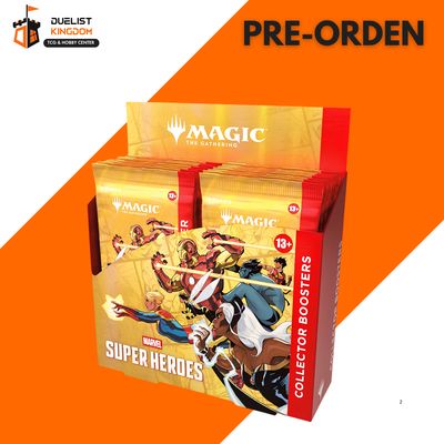 MTG: Universes Beyond- Marvel Super Heroes Collector's Booster Display