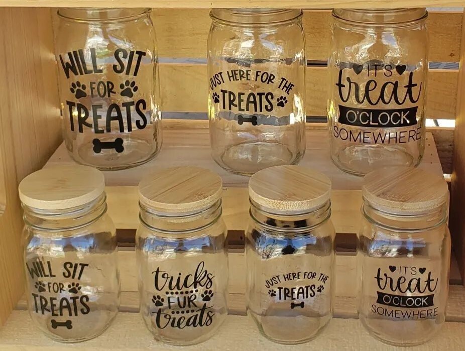 Dog Treat Jars