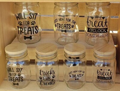 Dog Treat Jars