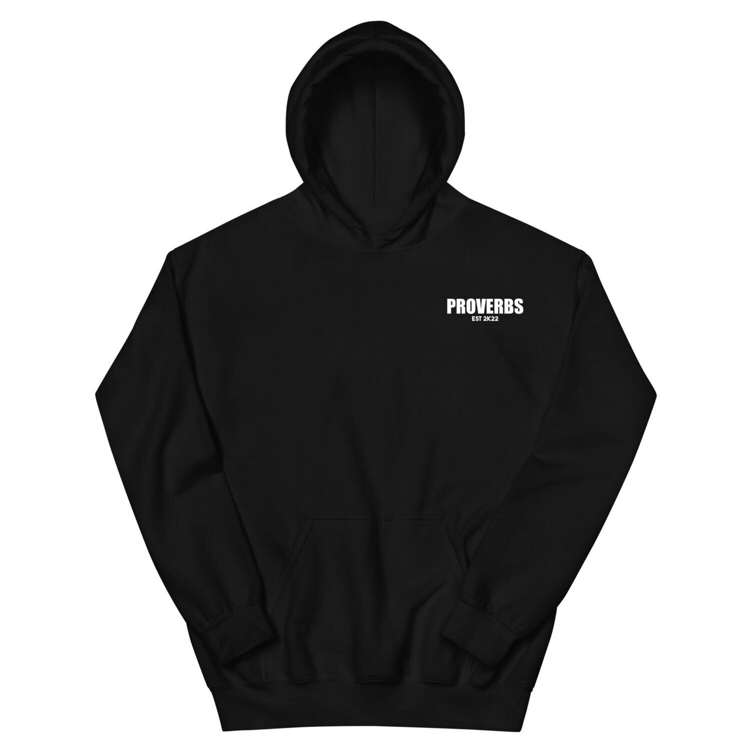 Proverbs Black Hoodie