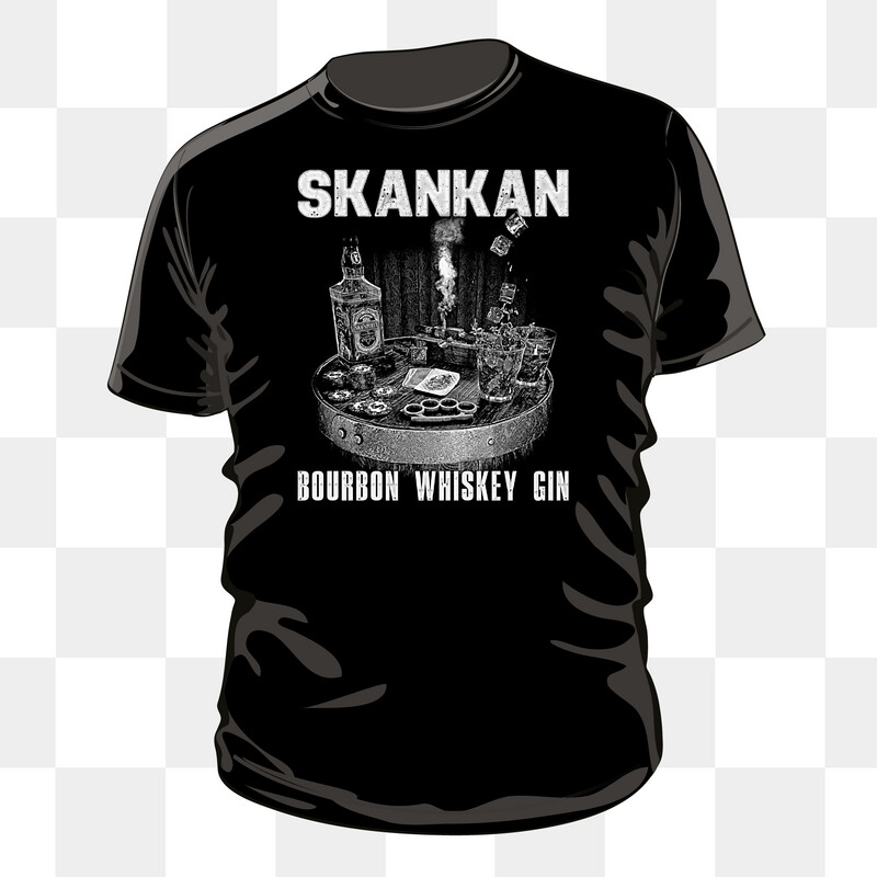 Bourbon Whiskey Gin T-shirt