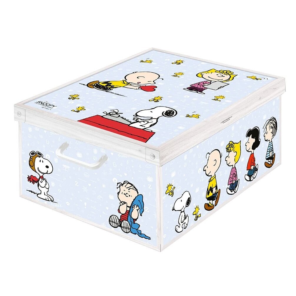 Stabile Aufbewahrungsbox Ordnungsbox Dekobox aus Kartonage 50 x 39 x 24 cm Peanuts