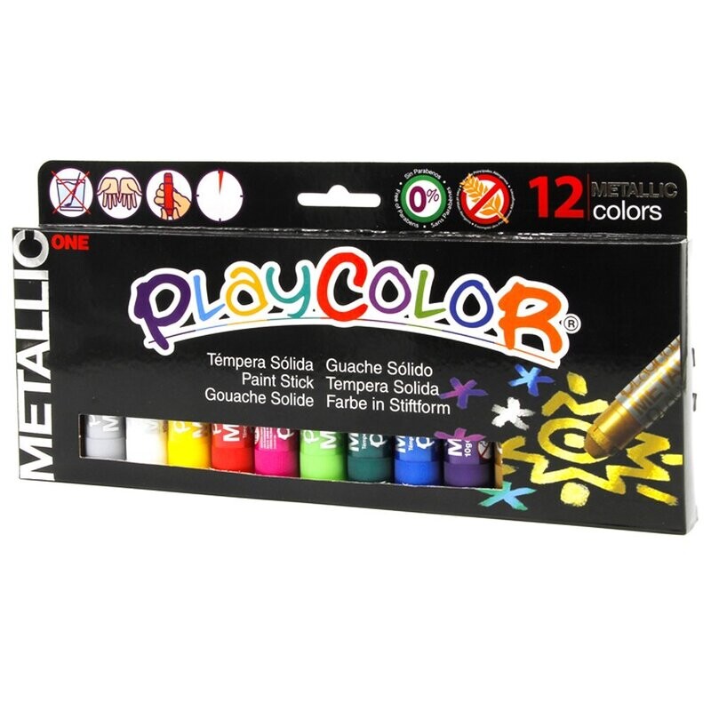 PlayColor Farbe in Stiftform Metallic One 12-er Set PlayColor Farbe in Stiftform Metallic One 12-er Set