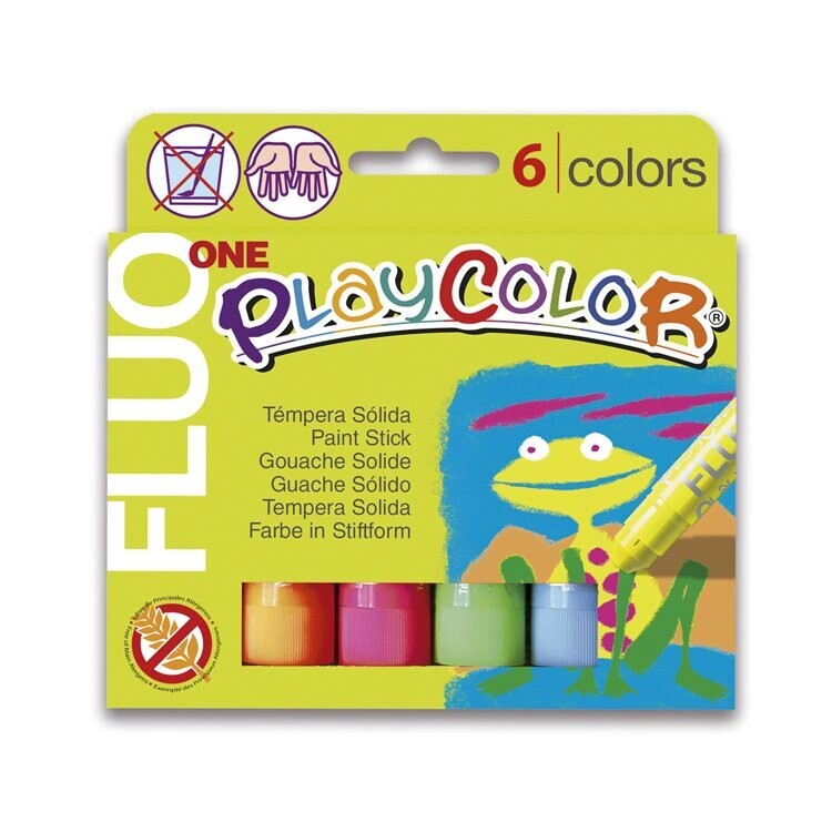 PlayColor Farbe in Stiftform Fluo One 6-er Set PlayColor Farbe in Stiftform Fluo One 6-er Set