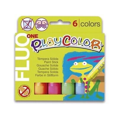 PlayColor Farbe in Stiftform Fluo One 6-er Set PlayColor Farbe in Stiftform Fluo One 6-er Set