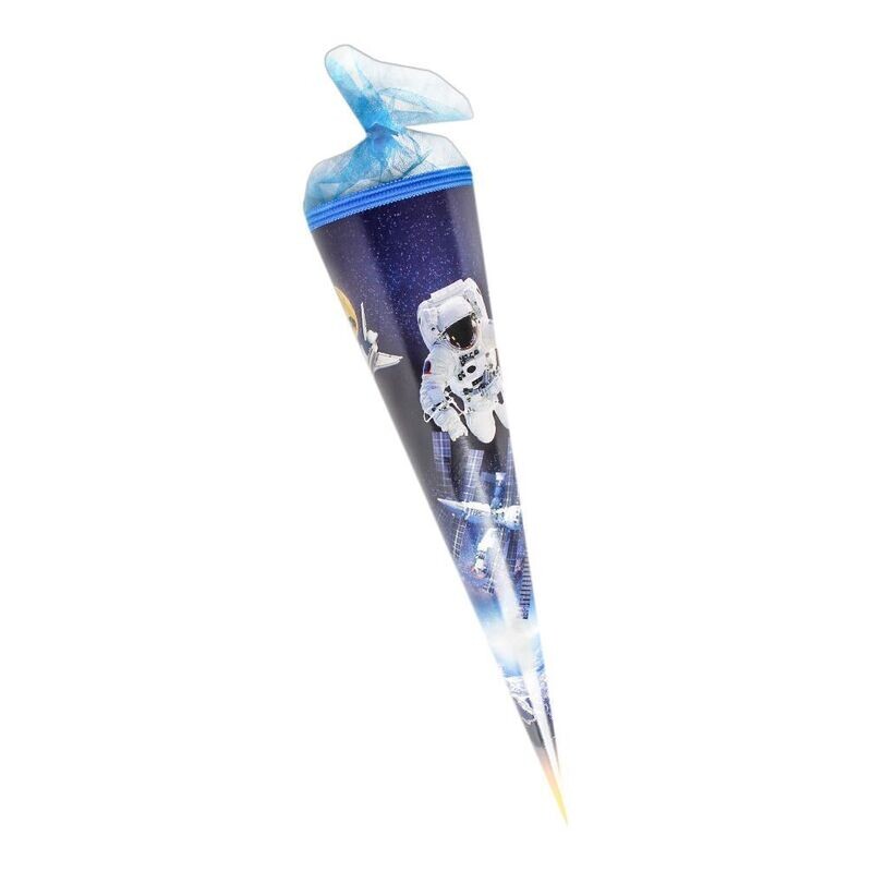 Runde Schultüte Wundertüte Zuckertüte Einschulung 70 cm Motiv Raumfahrt