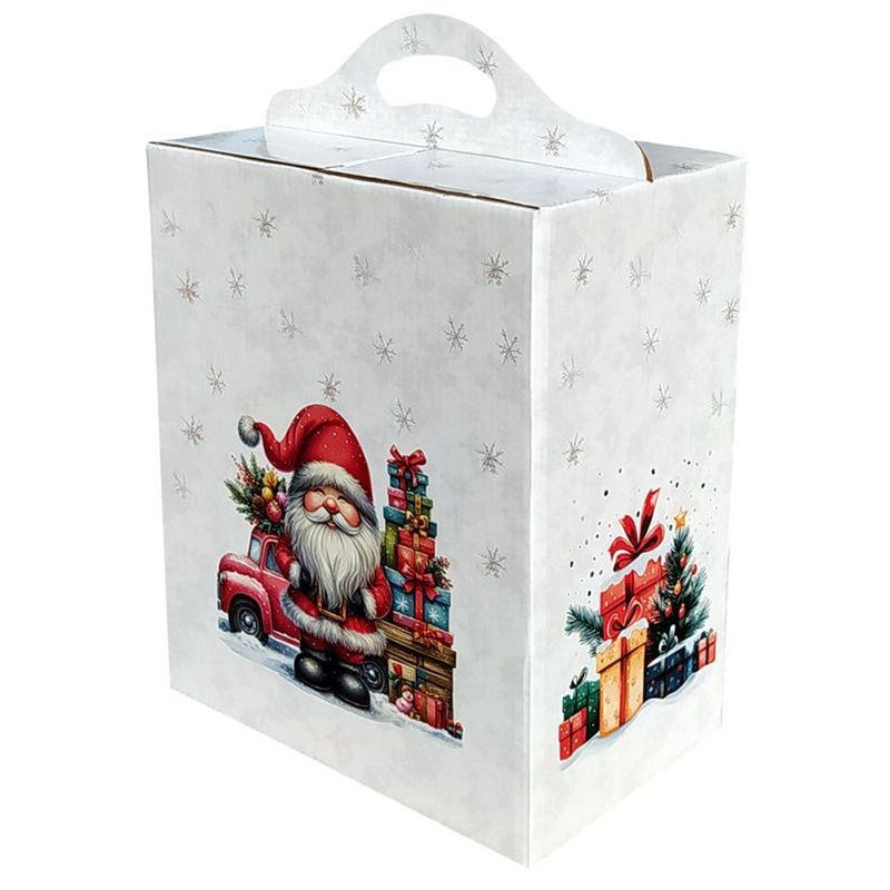 Geschenkbox Weihnachten Nikolaus mit Auto Käfer groß 290 x 190 x 350