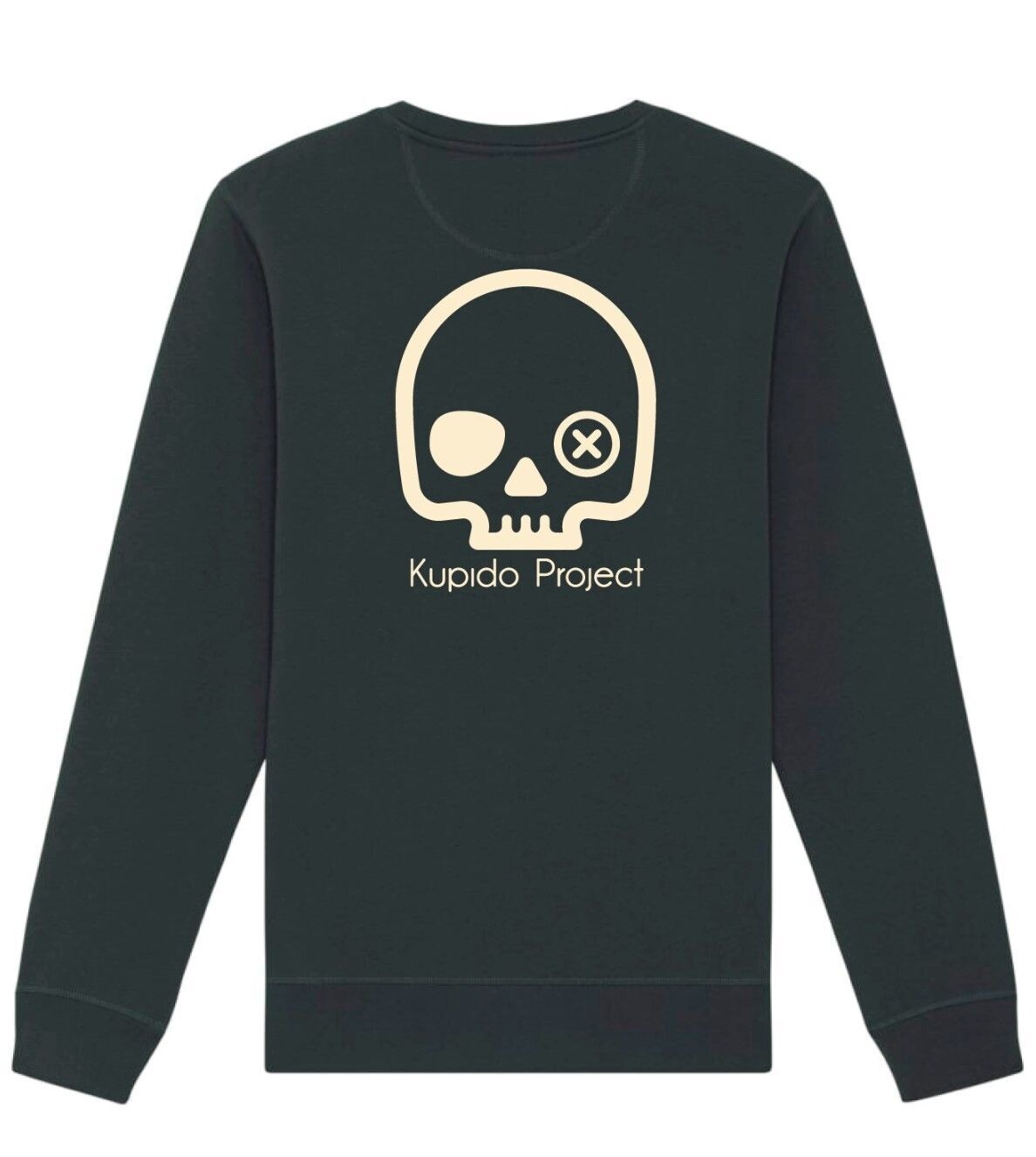 SUDADERA NEGRA CON CALAVERA