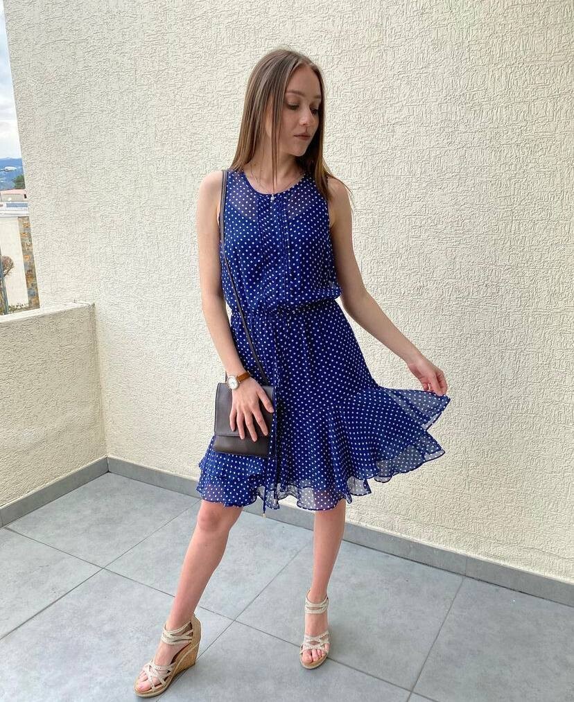 Vestido de sol Azul oscuro