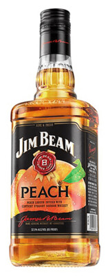 JIM BEAM PEACH 
KENTUCKY STRAIGHT BOURBON 1L