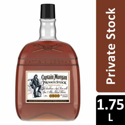 CAPTAIN MORGAN PRIVATE STOCK  PREMIUM BARREL RUM 1.75L