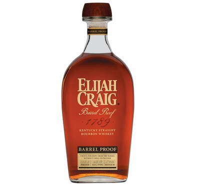 ELIJAH CRAIG BARREL PROOF BOURBON WHISKEY 750ML