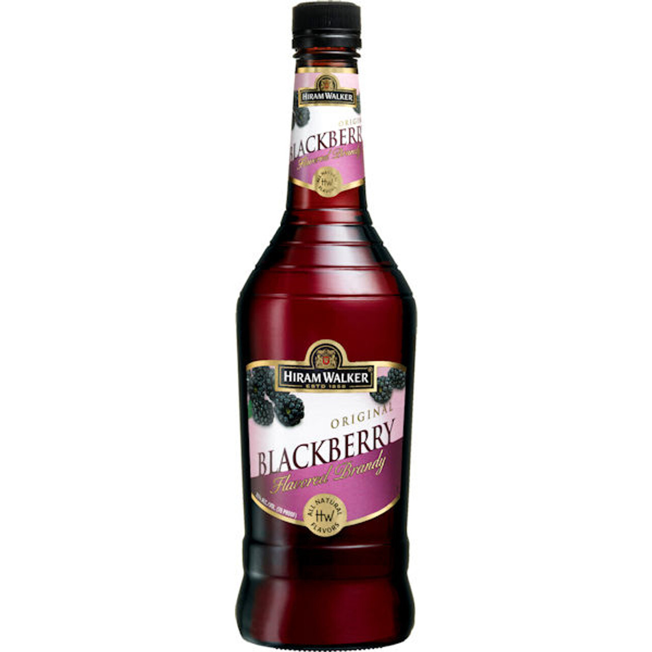 HIRAM WALKER 
BLACKBERRY BRANDY 1L