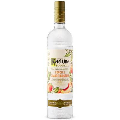 KETAL ONE VODKA PEACH &amp; ORANGE BLOSSOM 1L
