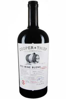 COOPER &amp; THIEF RED BLEND BOUBON BARREL AGED 750ML