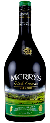MERRY&#39;S IRISH CREAM LIQUEUR 1.75L