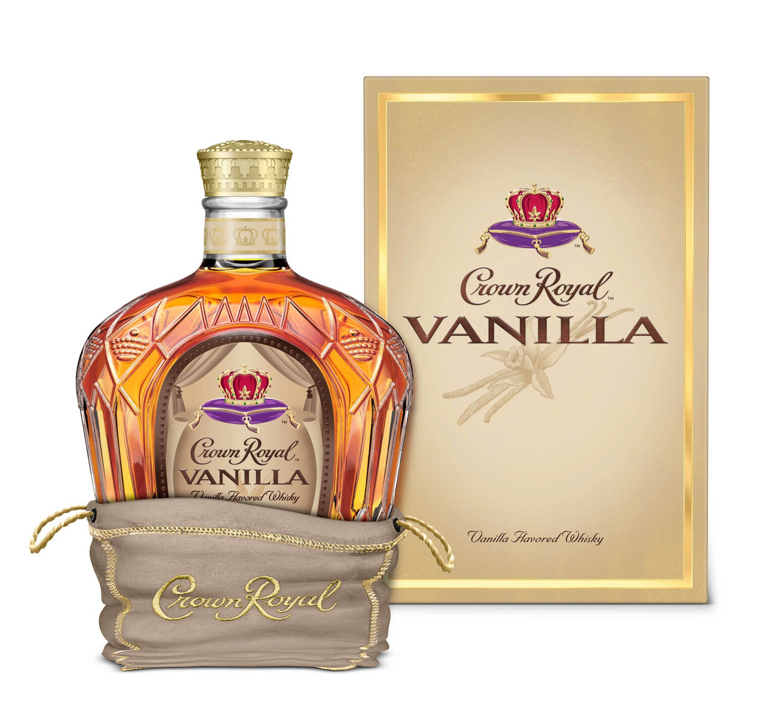 CROWN ROYAL VANILLA 
WHISKEY 1L