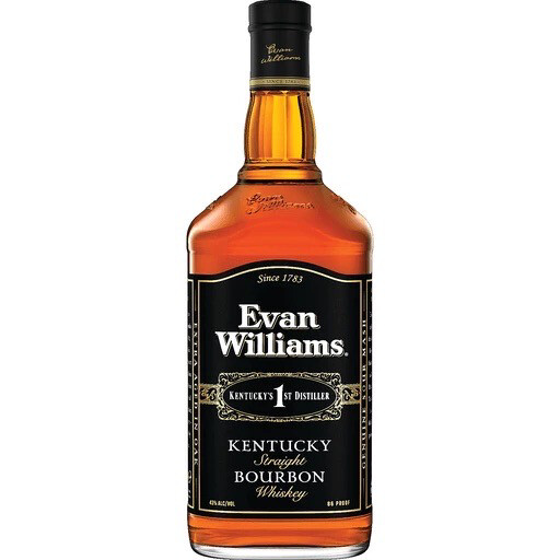 EVAN WILLAIMS KENTUCKY&#39;S 1ST DISTILLER STRAIGHT BOURBON 1.75