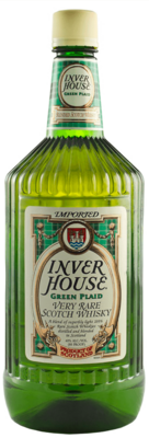 INVER HOUSE GREEN PLAID BLENDED SCOTCH WHISKEY 1.75L